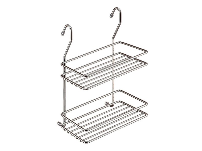 Полка 2-х ярусная малая Хром 22698