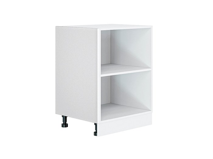 Фасад боковой Валерия-М для нижнего шкафа Белый металлик 28875