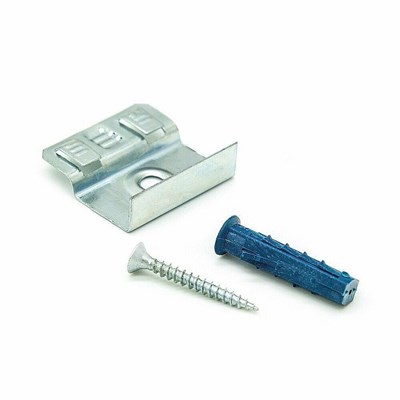 Клипса с крепежом Хром 3306