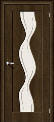 Вираж-2 Dark Barnwood Art Glass 3974