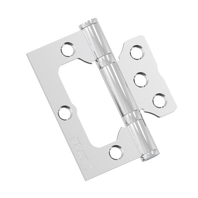 Петля без врезки стальная Bravo F-4-2BB 75*64*2,5 (универс.) C Хром 5081