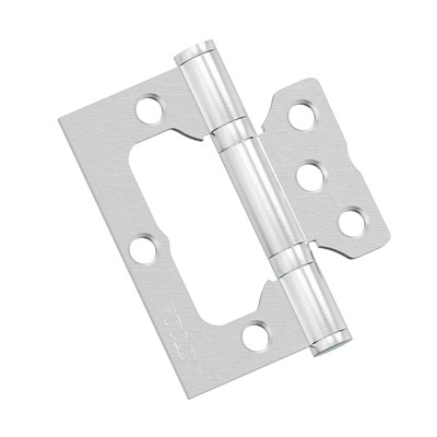 Петля без врезки стальная Bravo F-4-2BB 75*64*2,5 (универс.) SC МатХром 5082