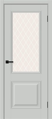 Классик-13 Grey Silk White Сrystal 5707