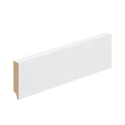 Плинтус S-70.16 White Silkwood 6123