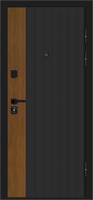 Optim Z-2 Вертикаль Муар черный-Грецкий Орех/Белый 6178