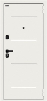 Аура/SBlack Шагрень белая/White Silk 6351