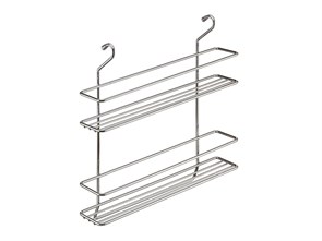 Полка для специй 2-х ярусная Хром 22697