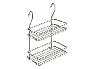 Полка 2-х ярусная малая Хром 22698