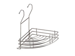 Полка угловая одноярусная малая Хром 22712