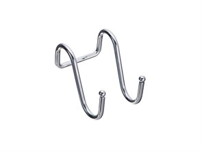 Крючок двойной Хром 22719