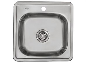 Мойка врезная 4816/0,6 1Ч Глянец 23385