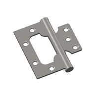 Петля без врезки стальная 2ВВ 75*63*2,5 (универс.) МатНикель 5028