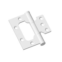 Петля без врезки стальная 2ВВ 75*63*2,5 (универс.) Белый 5029