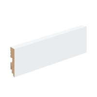 Плинтус Тип-0 White Silk 5782