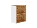 Фасад боковой Прага для верхнего шкафа Белое дерево 28912