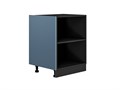Фасад боковой Фьюжн для нижнего шкафа Silky Blue 52390